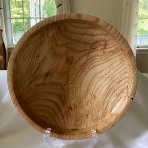 Ash Bowl. Hand Turned and finished. 11x3 1/4”